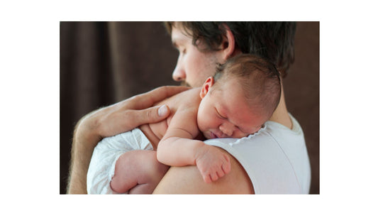 man met baby